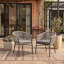Chaise de patio avec coussin Domenica