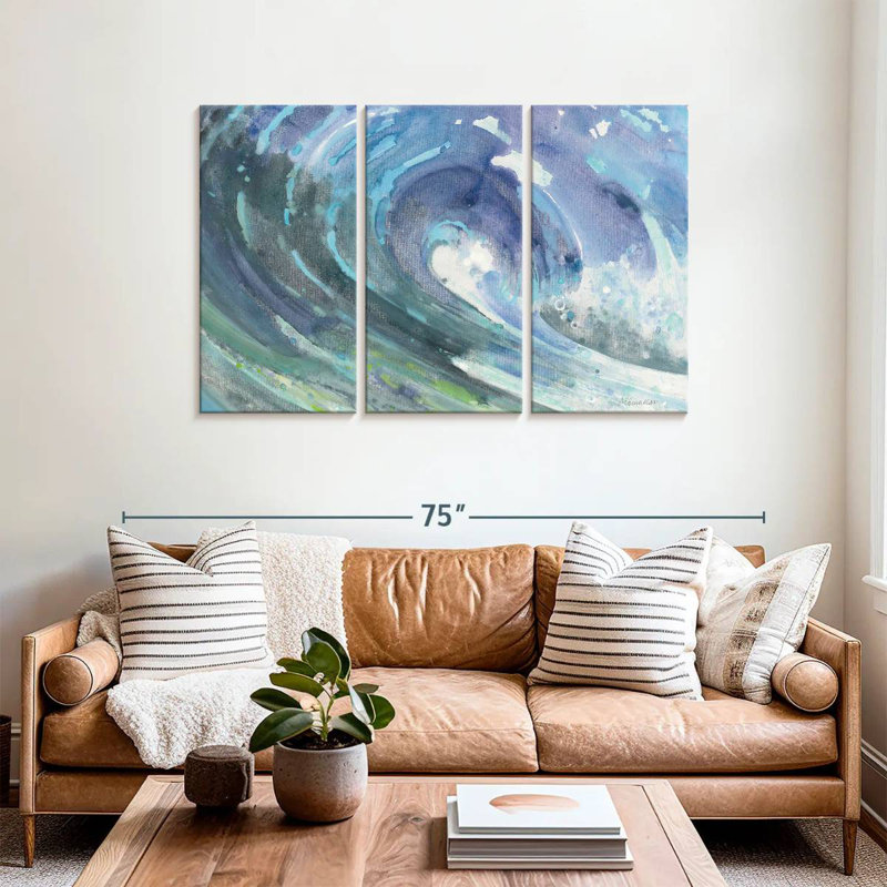 Senne Wave Curl, 36" H x 57" W