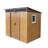 Outdoor Metal Storage Shed with Window and Transparent plate-108284809-113816594