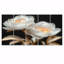 Ensemble de reproductions d'art transparentes et élégantes, pivoines et or blanc III-107608625