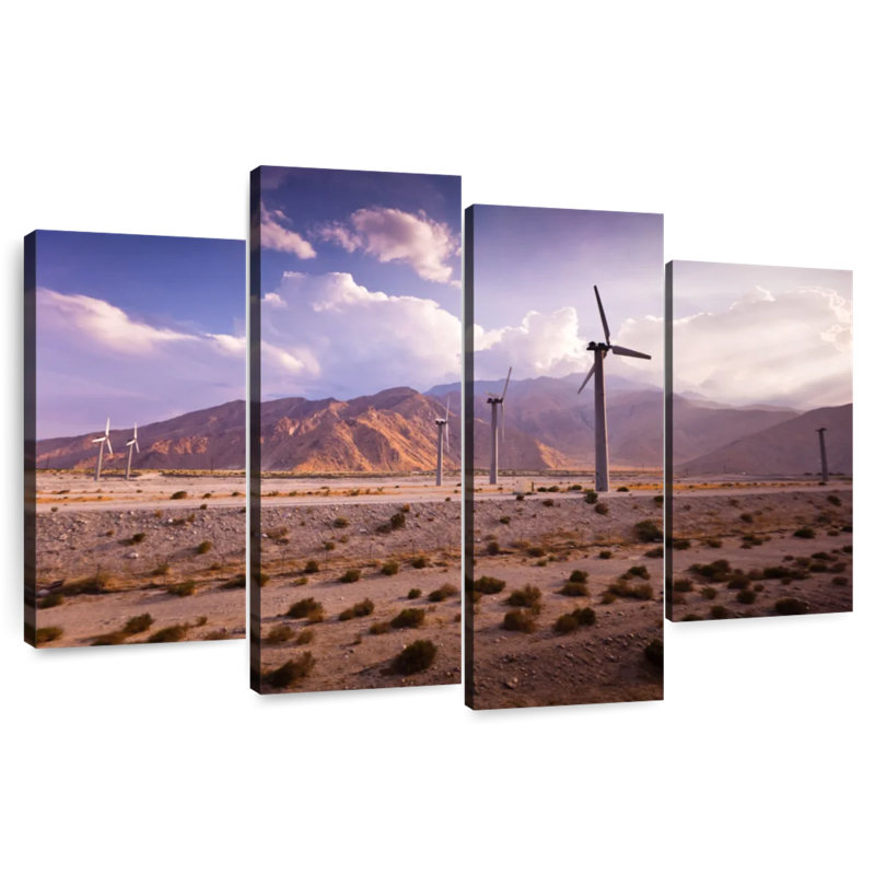 Lilie California Windmills, 42" H x 68" W