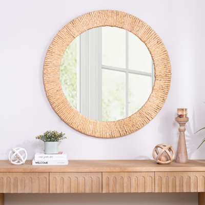 Straw Ropes Wall Mirror