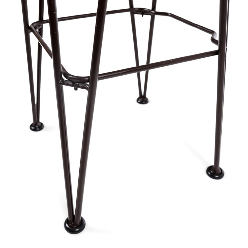 2 arrière-cour industrielle - et. Siège en bois, structure en fer thermolaqué, avec repose-pieds intégré pour utilisation en patio 2. Patio, cour arrière, siège à lattes pour meubles de jardin