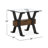 Schott Glass Top End Table