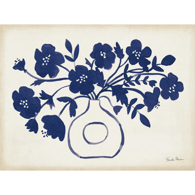 «Modern Sodalite Blue II» par Farida Zaman, reproduction d'art sur toile tendue
