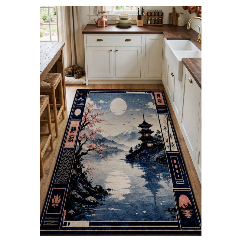 Tapis tissé à la crème Mosso, 3'11" x 5'11"