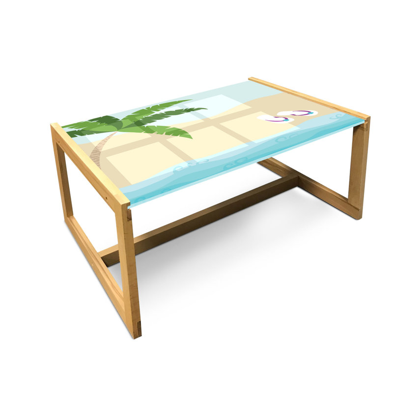 Isabellagrace Sled Coffee Table, 90cm H x 62cm W x 40cm D