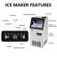 14" 110 Lb. 495W 115V Air Cooled Ice Machine Maker Countertop