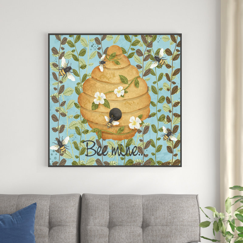 Abeilles et miel I, H 36 po x l 36 po