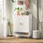 Shoe Cabinet with Adjustable Shelves and Doors-1240192719