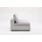 Nuccio 8-Piece Minimalist Modern Soft-Upholstered Sectional With Ottoman