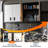 Wall-Mounted Garage Storage Cabinet with Lockable Doors and Adjustable Shelves, Durable Metal Hanging Tool Cabinet for Utility Rooms-122903646
