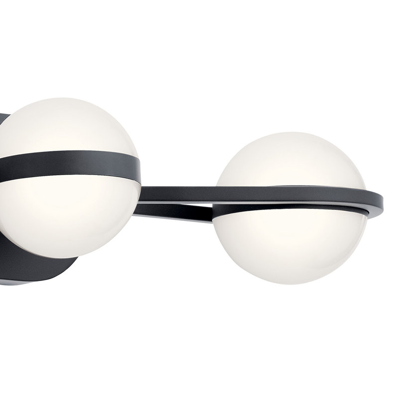Alvetta 3 - Light LED Vanity Light, Matte Black