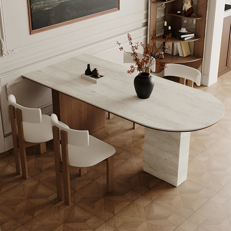 Table de salle à manger Sintered Stone, H 29,53 po x L 78,74 po x l 35,43 po