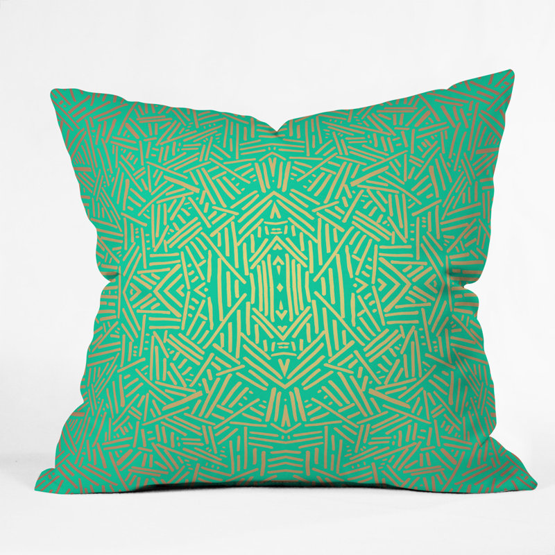 Coussin Jacqueline Maldonado, 16 po x 16 po, Carré