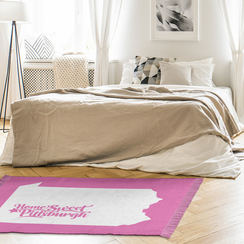 Tapis de zone rose pittsburgh pennsylvanie