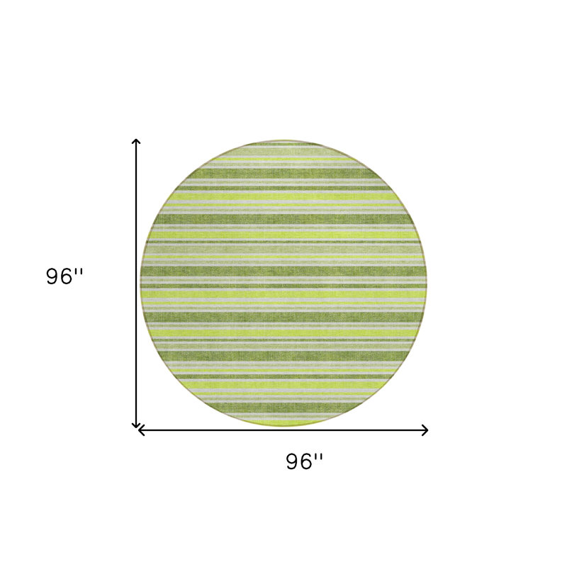Tapis d'intérieur rond 8 po