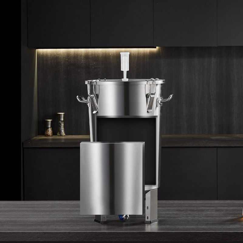 Fût en acier inoxydable VEVOR, 8 gallons