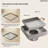3.94" Square Tile-In Shower Drain with Reversible Cover-111047304