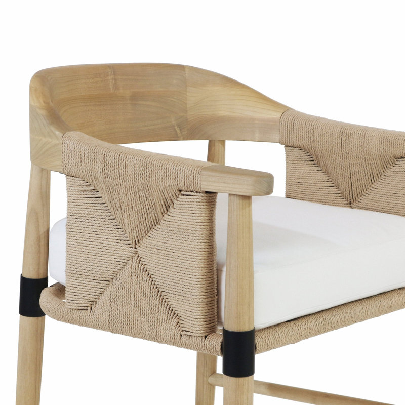 Tabouret de bar et de comptoir Hydra, Beige