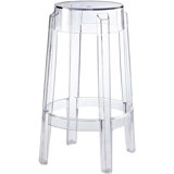 Modway Casper Modern Acrylic Counter Bar Stool In Clear - Fully Assembled
