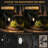 Solar LED Outdoor Landscape Spotlight with Ground Stake, 18 LEDs, Black