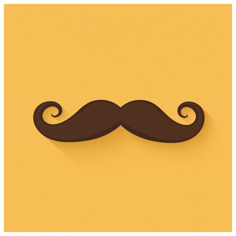Housses de couette enroulées et moustache brune, King