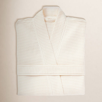 Pebbled Terry Organic Waffle Robe