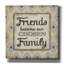 «Inspirational Message Friends deviennent» par Jean Plout, art mural sur toile, 12 po x 12 po-631899732