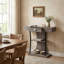 Console d'entrée robuste avec tiroir de rangement et tablettes ouvertes à 2 niveaux pour le couloir du salon-393059950