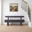 Banc rembourré en chenille l 62 po