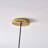 Scandinavian Design 1-Light Amber Stone Pattern Glass Pendant Light