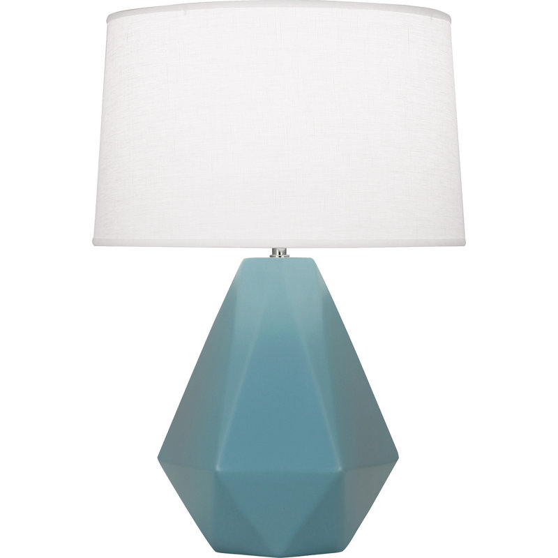 Delta Lamp, Aqua Blue
