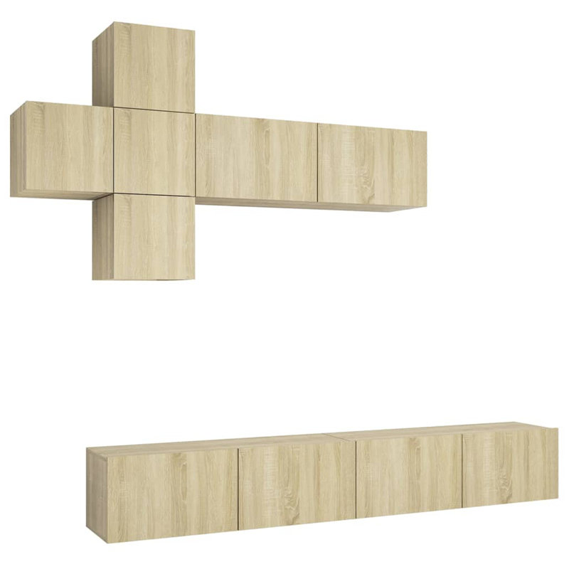 Azayleah Unfinished Entertainment Centre for TVs up to 43", Sonoma Oak