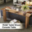 Table de vestibule en bois, console chic, table de canapé, table de vestibule