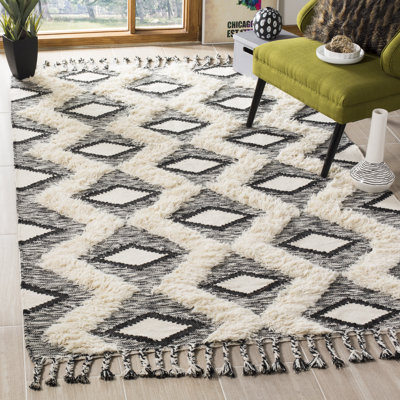 Isenberg Geometric Wool Hand Woven Area Rug