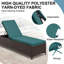 Ensemble de coussins de chaise longue d'extérieur 21 po x l 72 po x P 2,75 po (ensemble de 2)-1004942584-993828889