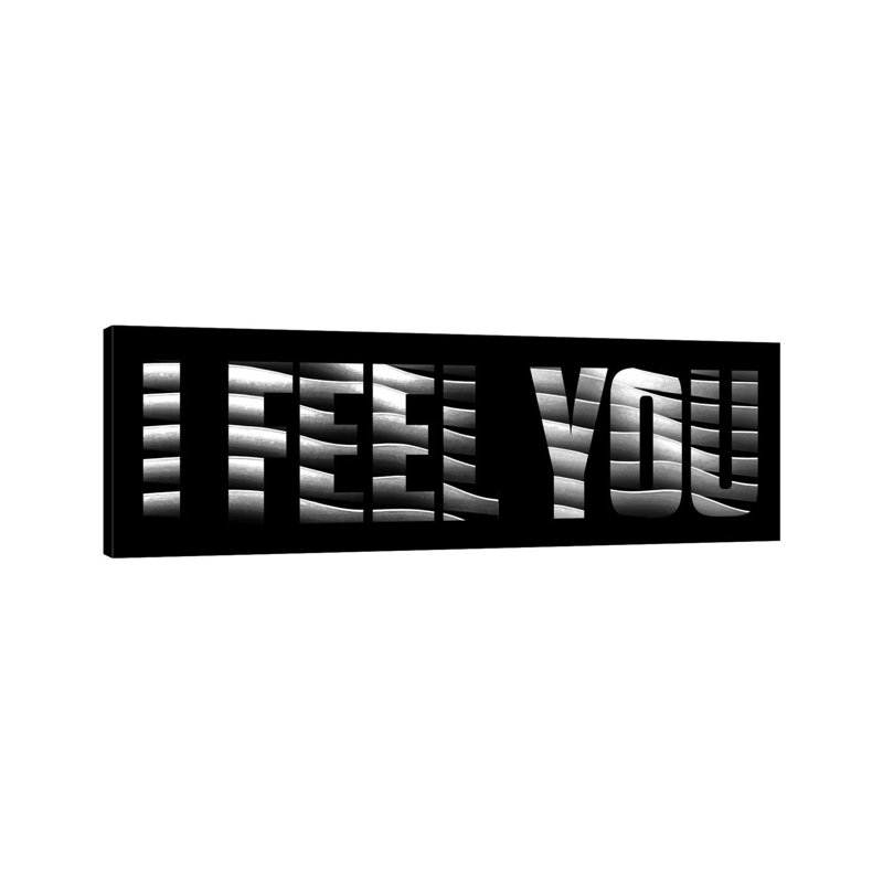 I Feel You - Wrapped Canvas Panoramic Print, 152.4 cm H x 50.8 cm W x 1.91 cm D