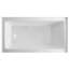 Baignoire en alcôve 60 po x 32 po - Baignoire de trempage en acrylique avec tablier intégré, drain à gauche, installation à trois parois, baignoire de salle de bain moderne-126754435