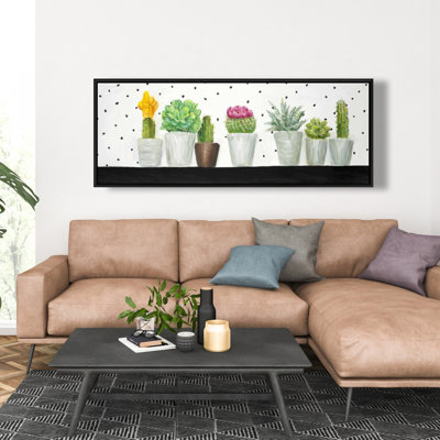 Mini Cactus And Succulents Print On Canvas