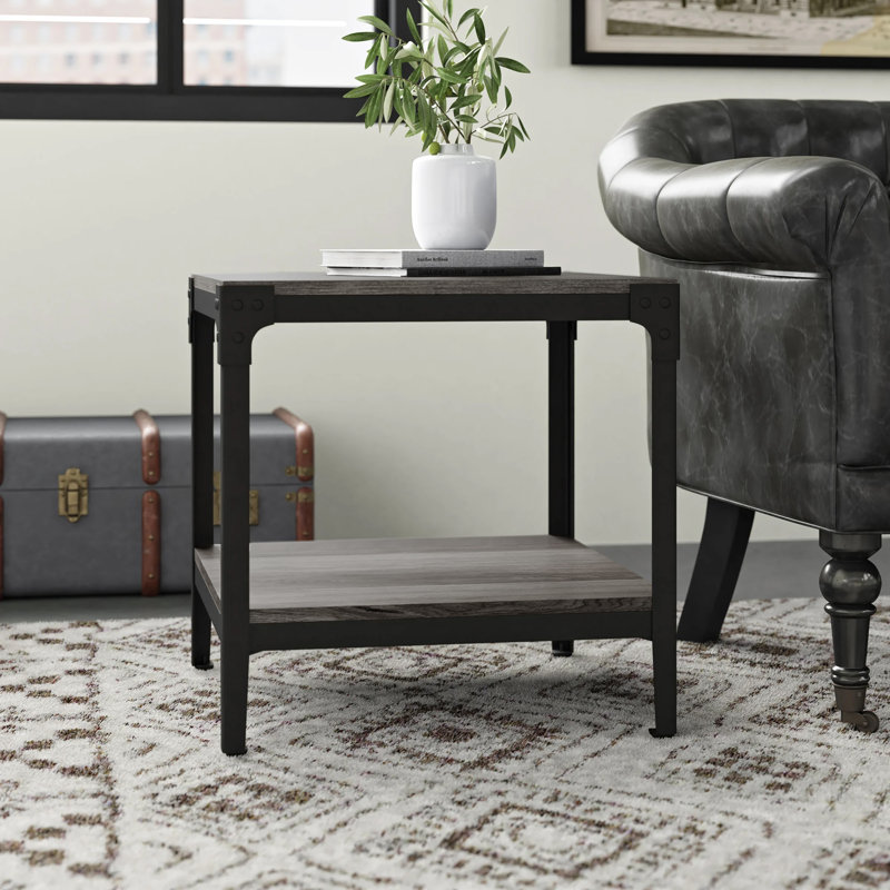 Gravelle End Table Set, Gray Wash
