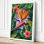 Exotic Bird of Paradise Botanical - Wrapped Canvas-376430810-376430808