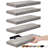 Sorbus Floating Shelves, Wall Mounted for Home Decor, 16.25 in. W x 5.5 in. D MDF Wood Decorative Wall Shelf (Set of 5) - Gray-116806947