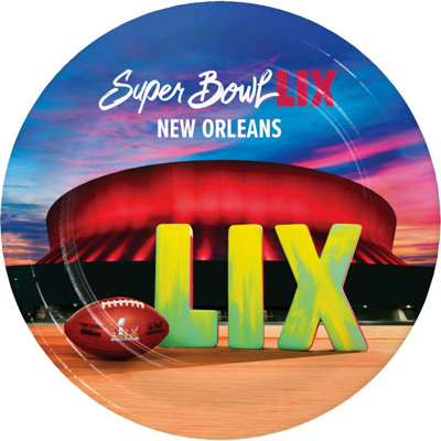 NFL Super Bowl LIX Dessert Paper Plates 24 ct
