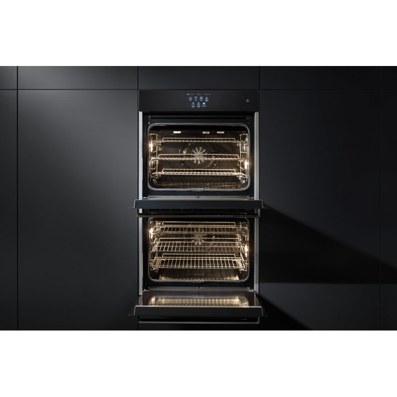 30"W. Double Electric Convection Oven, Black