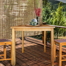 Fredson Square Teak Outdoor Bistro Table