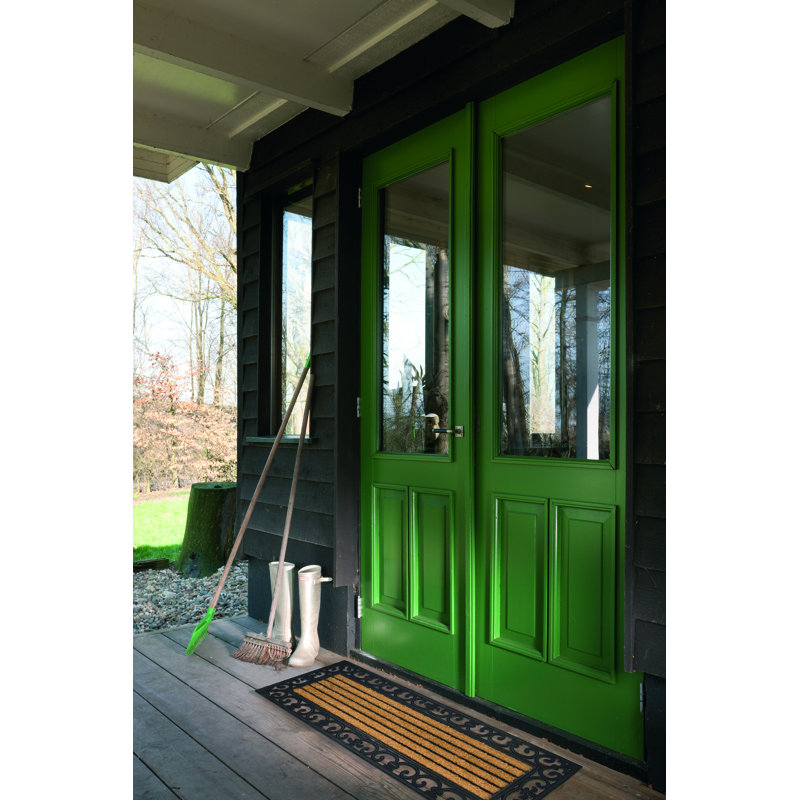 Rousseau Non-Slip Striped No Holiday Doormat