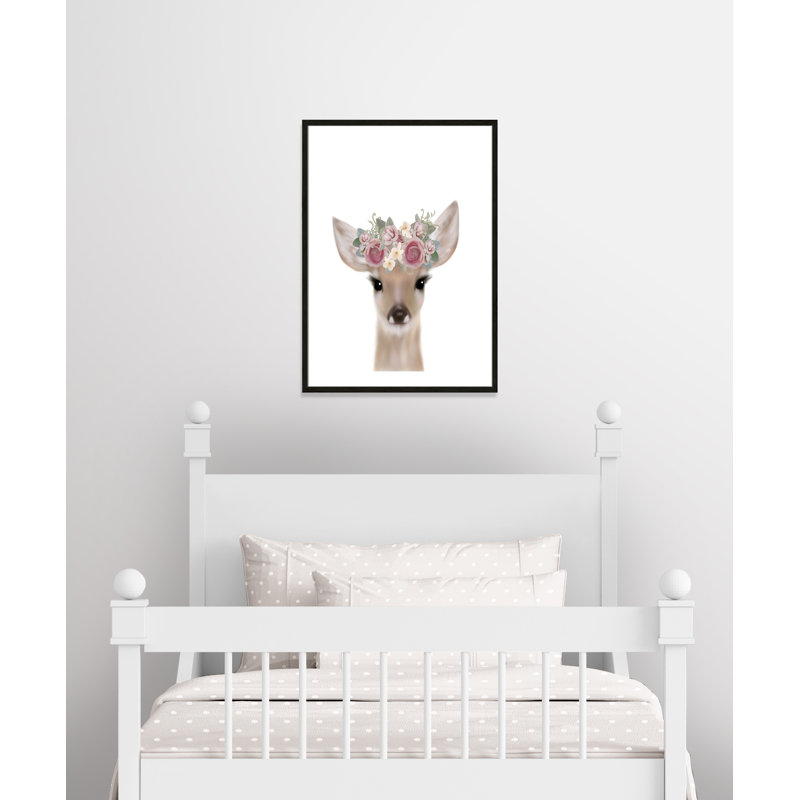 Décoration murale pour enfants, H 35,5 po x l 25,5 po x P 1,19 po, Cadre boîte à grain de bois noir
