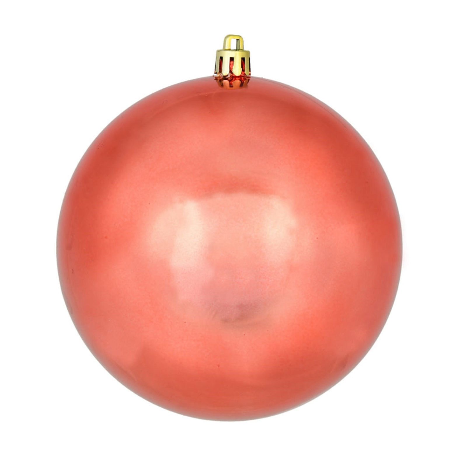 Holiday Décor Ball Ornament, Coral