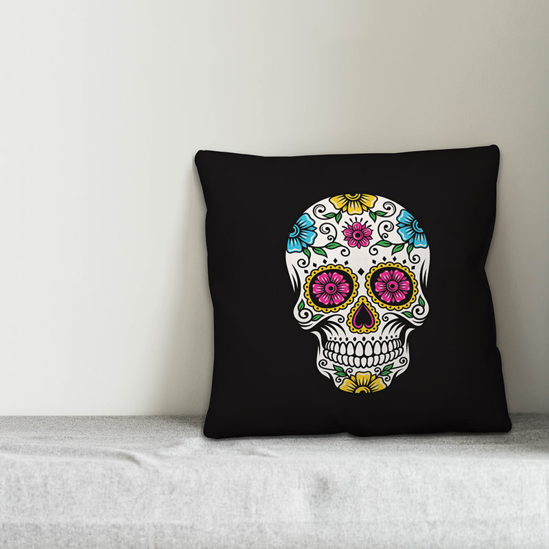  Coussin Bright Sugar Skull
